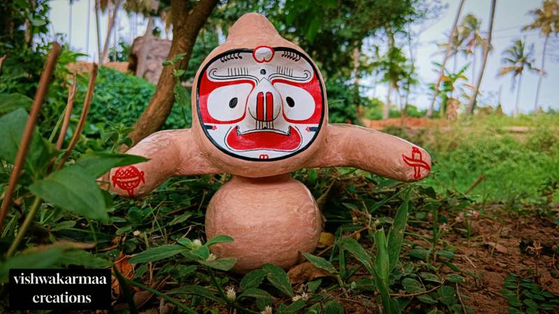 Puri Jagannath Temple Style - Saptabarana Chaturdha Murti | Handcrafted - Neem Wood - Image 3