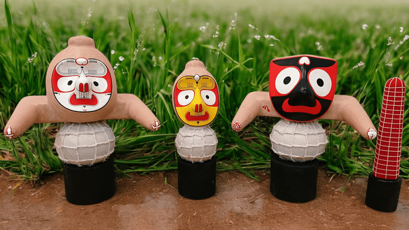 Puri Jagannath Temple Style - Saptabarana Chaturdha Murti | Handcrafted - Neem Wood - Image 8