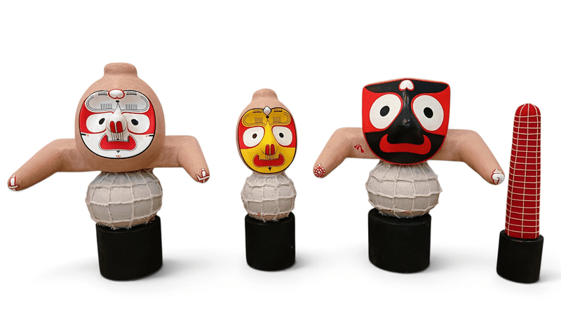Puri Jagannath Temple Style - Saptabarana Chaturdha Murti | Handcrafted - Neem Wood - Image 4