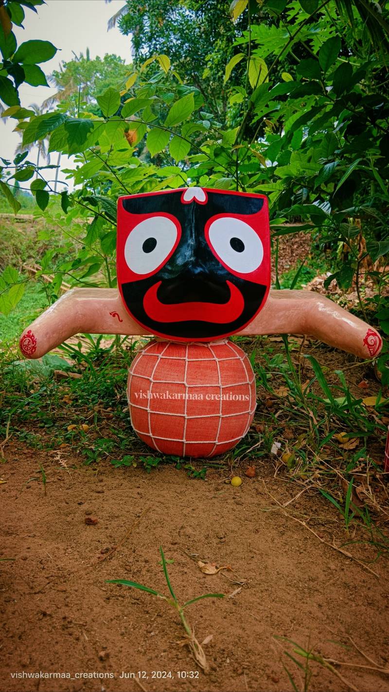 Temple Style - Saptabarana Patitapabana | Handcrafted - Neem Wood (With Senapata Lagi) - Image 4